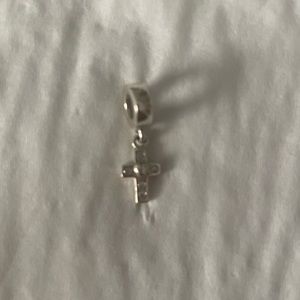 Pandora Cross Charm with Rhinestones